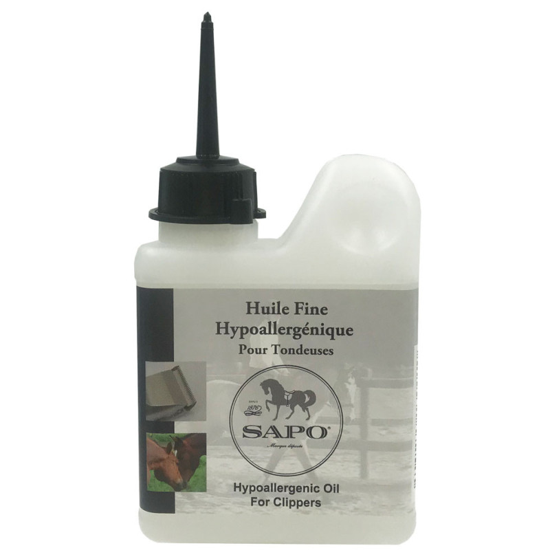 HUILE FINE HYPOALLERGENIQUE POUR TONDEUSE – SAPO