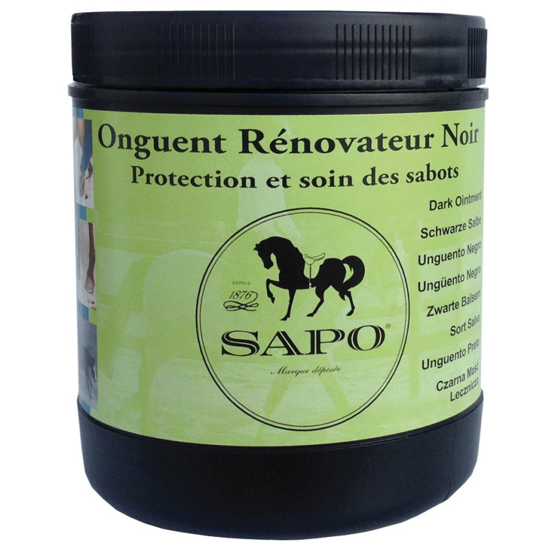 ONGUENT NOIR RENOVATEUR – NOURRISSANT ET STIMULANT DE CROISSANCE SABOT -SAPO