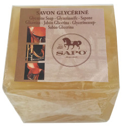 SAVON GLYCÉRINÉ SOLIDE 500 GRS – NETTOIE ET ASSOUPLIT LE CUIR - SAPO